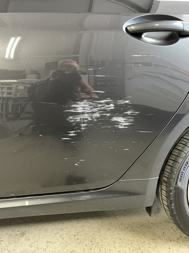 Door damage before PDR